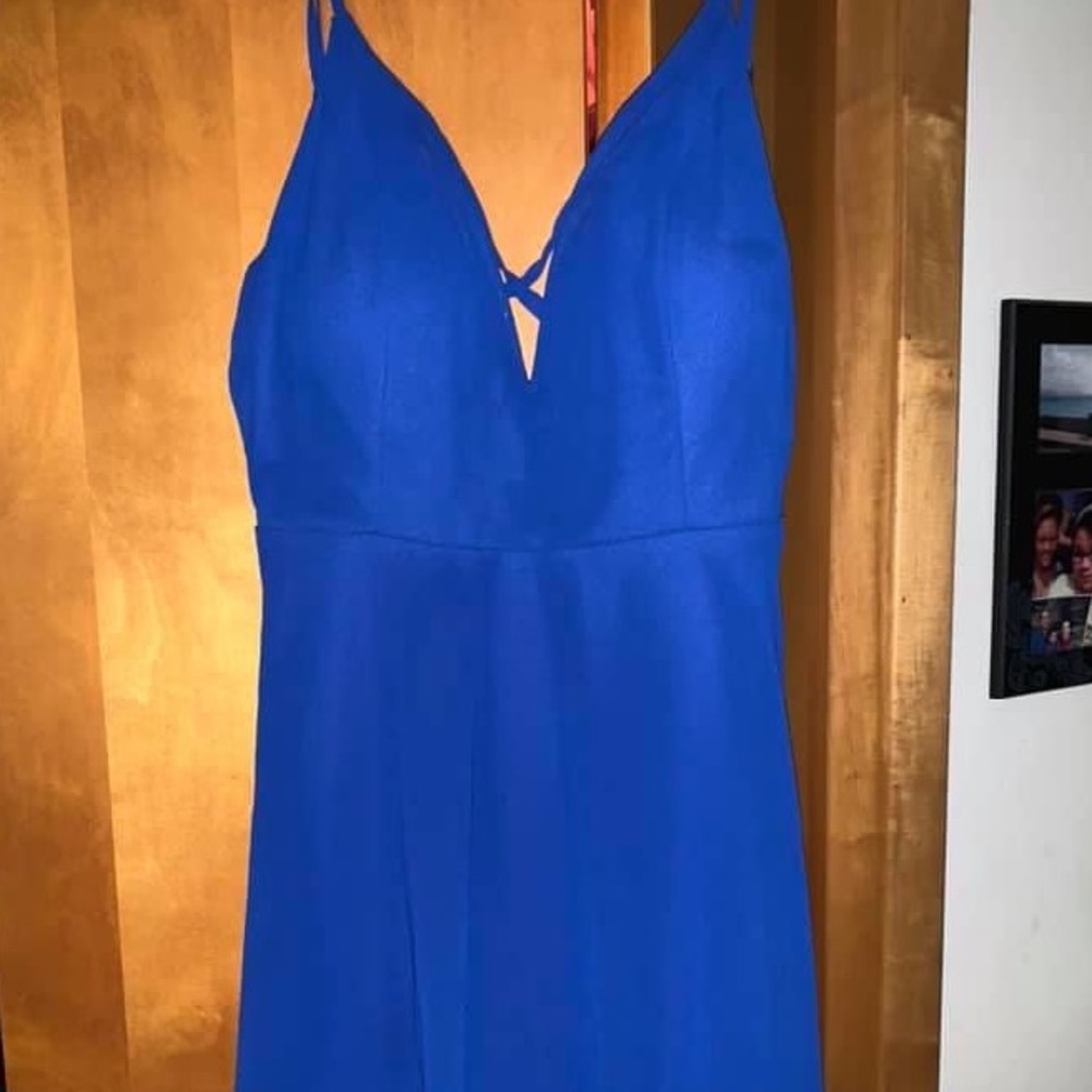 Blue homecoming dress